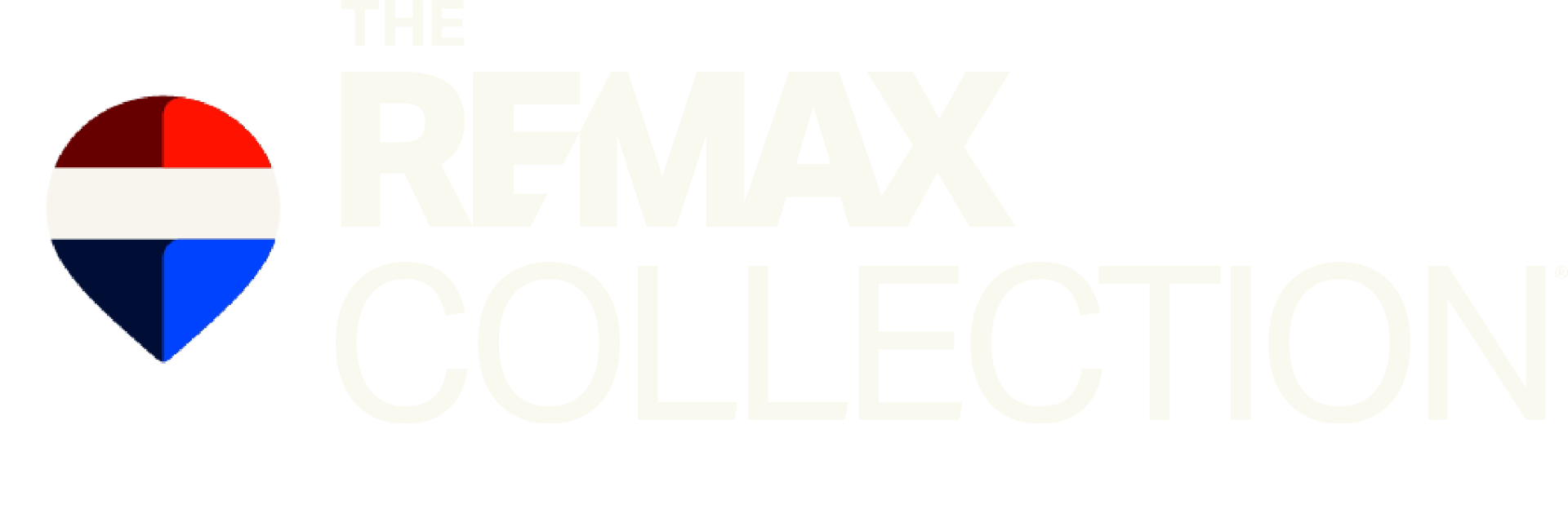 The RE/MAX Collection white logo